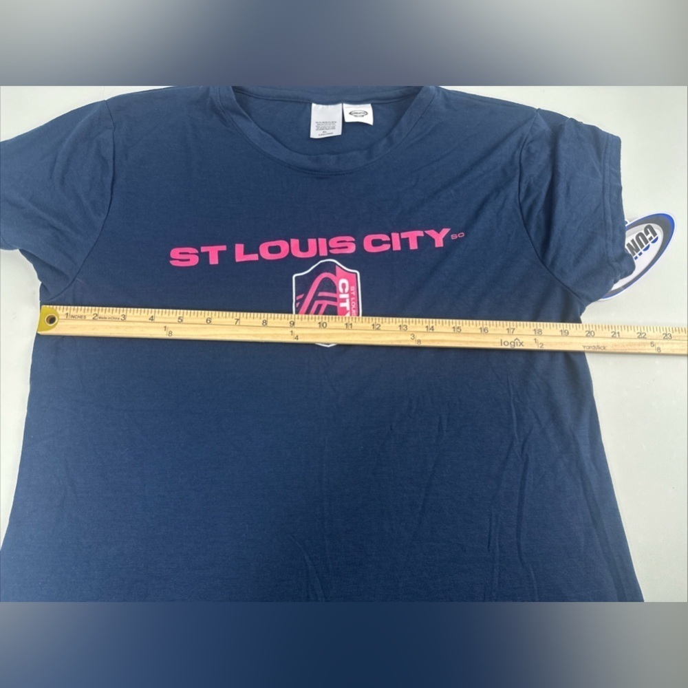 NWT Concepts Sport Ladies St Louis City SC Soccer T Shirt Sz XL - Picture 6 of 7